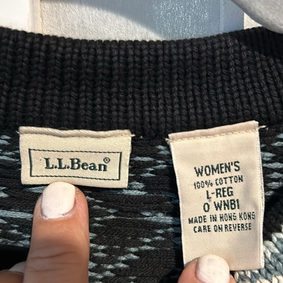 For the Slopes - LL Bean Trolian Sweater Sz L - Picture 3 of 6